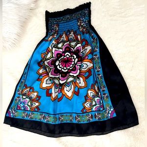 Sz Small Pronto Usa Strapless Babydoll Dress